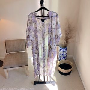 ✨Steve Madden✨ Lilac Floral Kimono Size OS